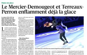 Le Mercier-Demougeot et Terreaux- Perron enflamment déjà la glace