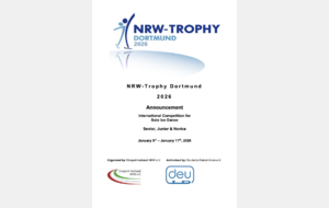 NRW Solo Ice Dance Trophy - Dortmund